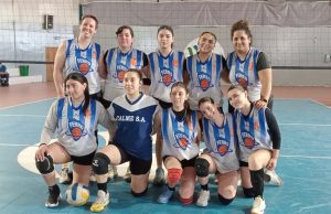 Ferro debutó en la Liga Municipal de Vóley de Viedma