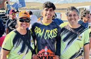 Emanuel Morón voló en el Enduro de Monte Hermoso