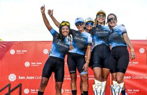 Ana Tarruella representó a San Antonio en la Vuelta a San Juan