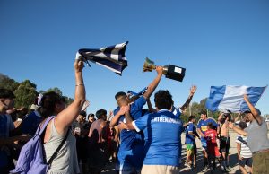 El domingo sanantoniense se tiñó del AZUL
