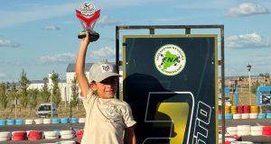 “Lolo” Neman y un comienzo prometedor en el Prokart Neuquino