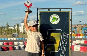 “Lolo” Neman y un comienzo prometedor en el Prokart Neuquino