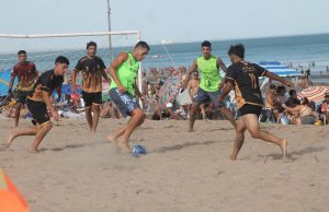 Las Grutas recibe la Copa Golfo de Fútbol Playa