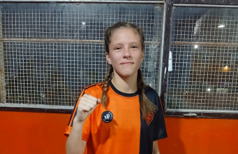 Candela Porto ganó su primera pelea en el Boxeo Amateur