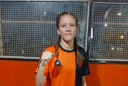 Candela Porto ganó su primera pelea en el Boxeo Amateur