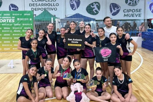 Con campeonas provinciales, las gimnastas locales brillaron en Cipolletti