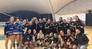 Defensores del Golfo se consagró campeón del Torneo Femenino de Vóley en Las Grutas