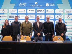 Argentina presentó la serie de Copa Davis frente a Turquía en Neuquén