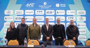Argentina presentó la serie de Copa Davis frente a Turquía en Neuquén