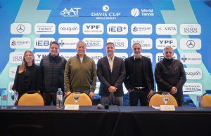 Argentina presentó la serie de Copa Davis frente a Turquía en Neuquén