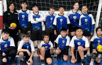 El equipo de la Escuela Municipal de Handball se destacó en Valcheta