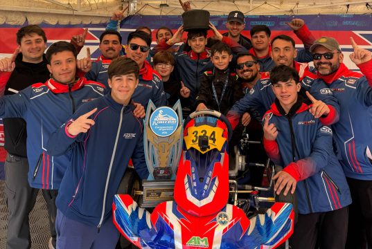 Lorenzo Neman debutó en el Campeonato Argentino de Karting