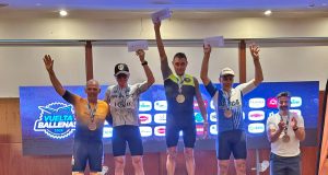 Gustavo León se subió al podio en Vuelta Ballenas