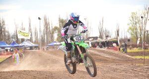 Nadín Segura ganó la primera fecha del Campeonato Rionegrino de Motocross