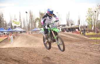 Nadín Segura ganó la primera fecha del Campeonato Rionegrino de Motocross