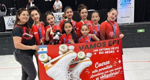 EPI de San Antonio Oeste se destacó en la Copa Naciones de patinaje artístico